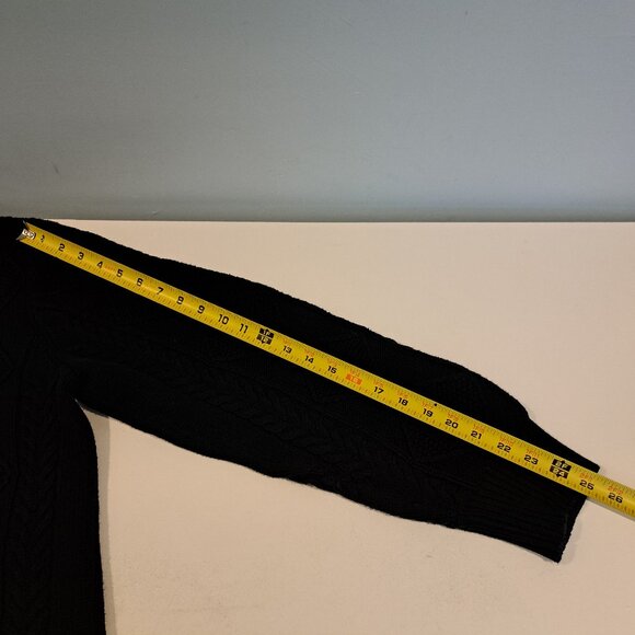 J. Crew Men's L 100% Cotton Cable Knit Cowl Neck Sweater Style 13528 - Picture 15 of 16